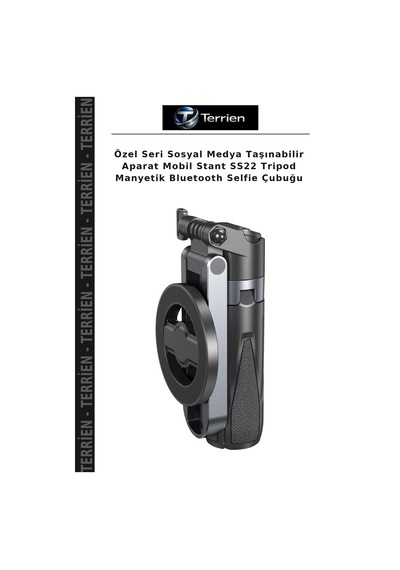Özel Seri Sosyal Medya Taşınabilir Aparat Mobil Stant Ss22 Tripod Manyetik Bluetooth Selfie Çubuğu