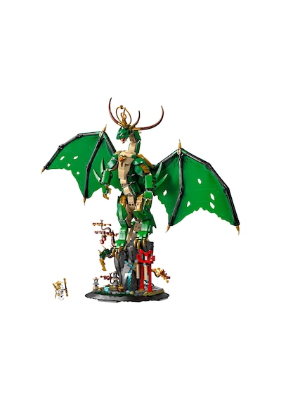 LEGO® NINJAGO® Muhafız Ejderha 71847 - 14 Yaş ve Üzeri için Usta Wu Minifigürü İçeren Yaratıcı Oyuncak Yapım Seti (1650 Parça)