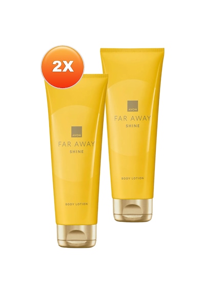 Avon Far Away Shine Vücut Losyonu 2 x 125 ML