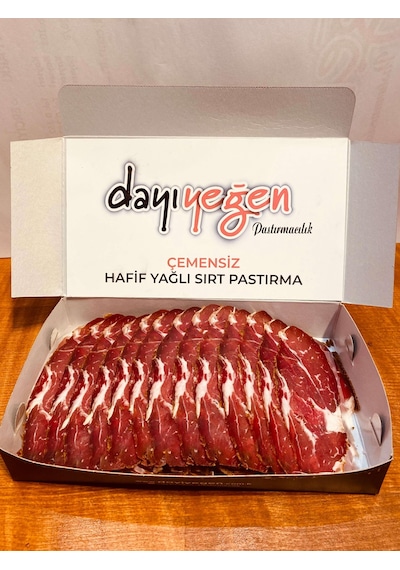 Dayı Yeğen Çemensiz Hafif Yağlı Sırt Pastırma 250 G