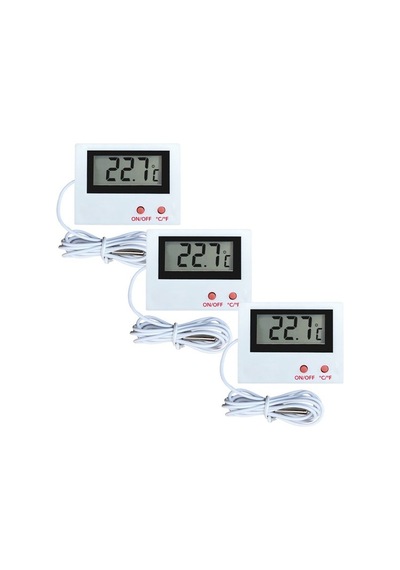 3 Adet Oem St-1a Mini Kablolu Termometre