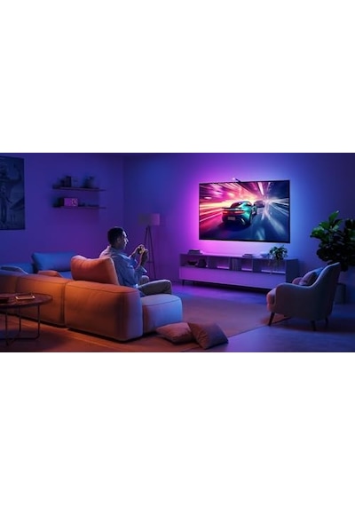 Govee Envisual Led 3 Lite Tv Arkası Led Şerit Ambiyans Aydınlatma Tv Renk Senkronizasyonu 75-85 İnc Tv'ler İle Uyumludur Enerji Sınıfı A
