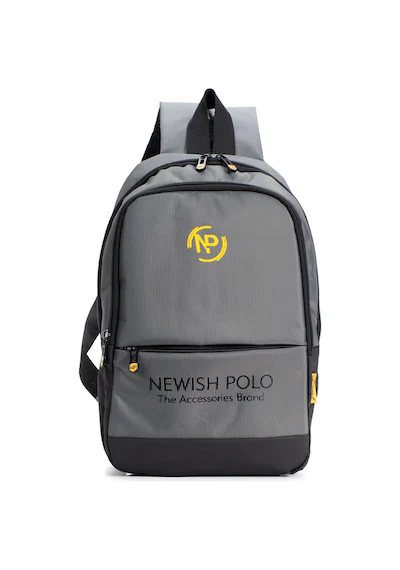 Newish Polo Unisex Quatro Kumaş Notebook Bölmeli Kulaklık Çıkışlı Mini Sırt Çantası Okul,günlük,seyahat Gri GRİ