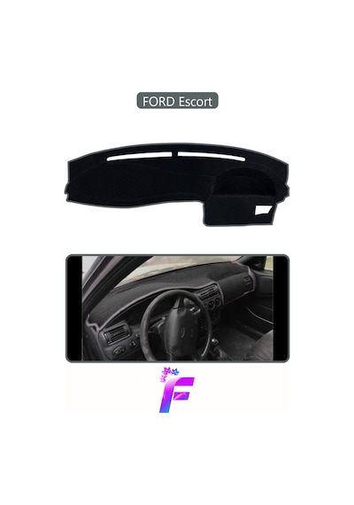 Ford Escort Uyumlu Torpido,panel Örtüsü Hızlı Ve Kolay Montaj Kaymaz Tasarım Tam Uyum F2