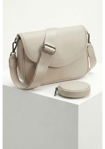 Rovebella Twin Bag Krem Çanta