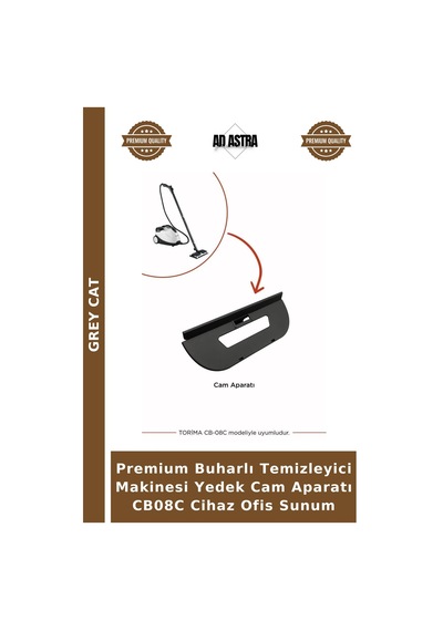 Premium Buharlı Temizleyici Makinesi Yedek Cam Aparatı Cb08c Cihaz Ofis Sunum