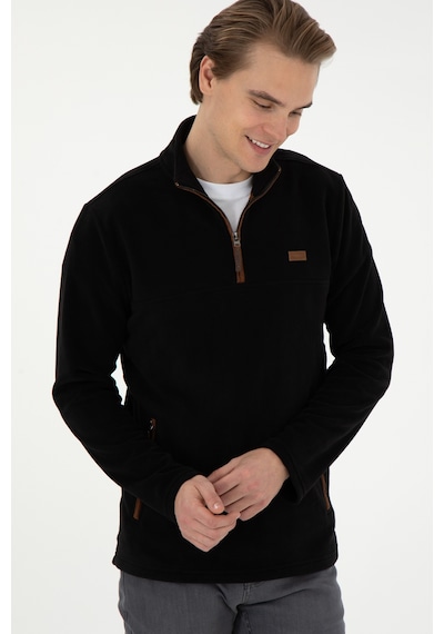 U.s. Polo Assn. Erkek Siyah Sweatshirt 50290609-vr046 Siyah