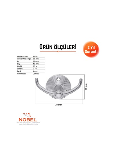 Fonksi Yonel Askı, Metal Vestiyer Askısı, Krom, Duvar Ve Dolap Askılığı 5'li Set Vidalı