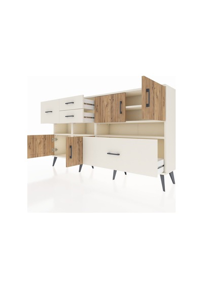 Arges Konsol 5 Raflı 4 Çekmeceli 4 Kapaklı 176x30x99 Aytaşı-çam/aytaşı Atlas Çam/aytası - Aytası Arges Konsol 5 Raflı 4 Çekmeceli 4 Kapaklı 176x30x99 Aytaşı-çam/aytaşı Atlas Çam/aytası - Aytası