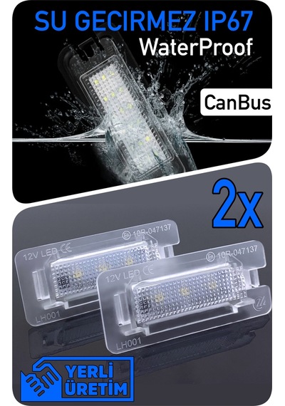Volkswagen Vw Golf Plus 2012- Canbus Led Plaka Aydınlatma Ledi Lambası