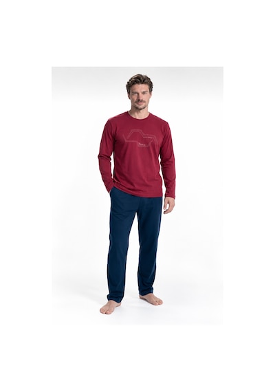Pierre Cardin Erkek Pamuklu Pijama Takımı 6151 - M / Krem