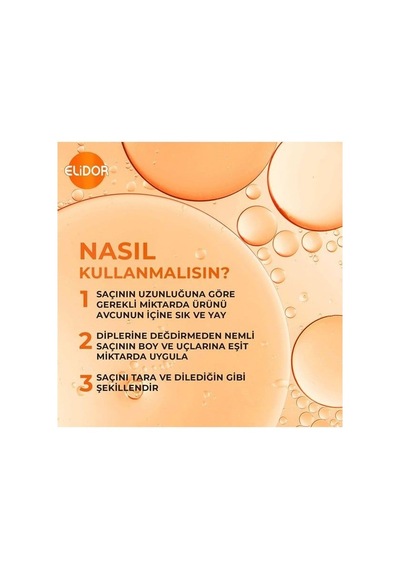 Elidor Saç Kremi 240ml 7/24 Anında Onarıcı