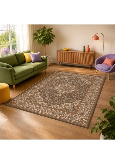 Kartela Halı Aven Halı Jüt Taban Dokuma Halı Bakır - 200 X 300 Cm