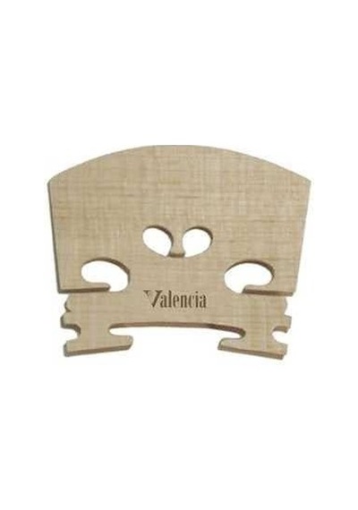 Valencia Vabr10044 4/4 Viyola Eşiği - Bridge Aksesuar/yedek Parça Tam Boy Viyolalar İçin Seçilmiş Akçaağaç, Ham İşlenmemiş Yapı İle Luthier Montajına Uygun Tasarım
