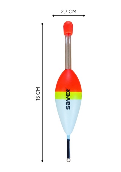 Işık Tüplü Olta Şamandırası - Savex - 6015 - 5 Adet - 15 Gr