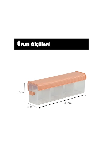 Tekli Çok Amaçlı Dolap/çekmece Içi Düzenleyici - Sürgülü Kutu-pembe Plastik 30 X 10 Pembe Tr Diğer