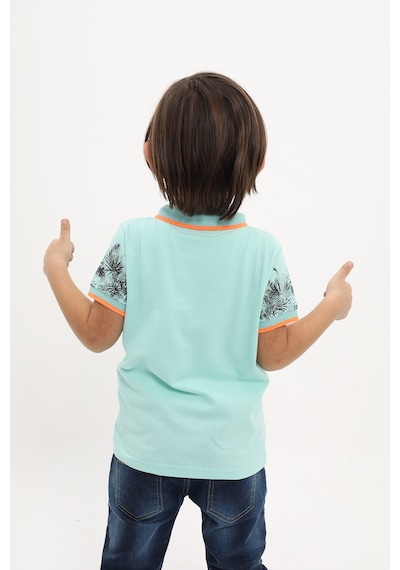 Toontoy Kids Toontoy Erkek Çocuk Baskılı Tişört Mint Yeşili