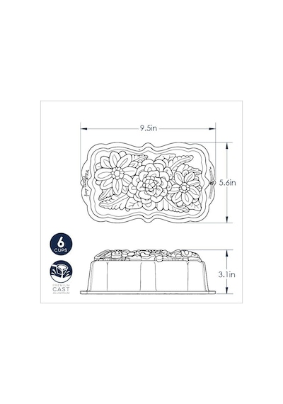 Nordicware Kırçiceği Kek Kalıbı