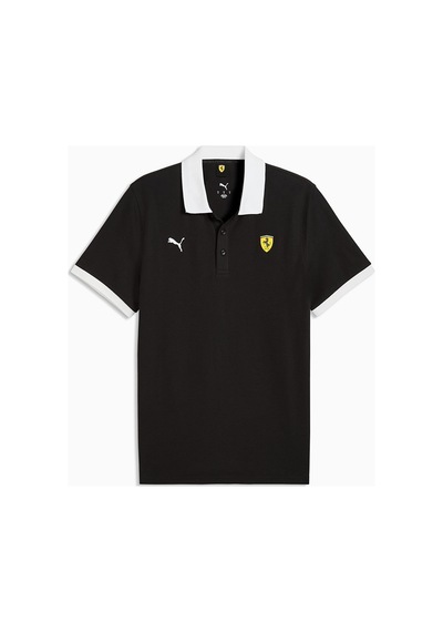 Puma Ferrari Piquet Polo Erkek T-shirt 634248-01 Siyah