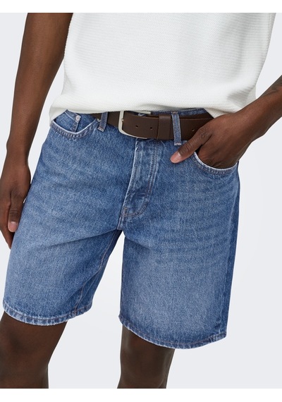 ONLY & SONS Onsedge Db 3223 Taı Dnm Shorts Erkek Mavi Şort - 22033223