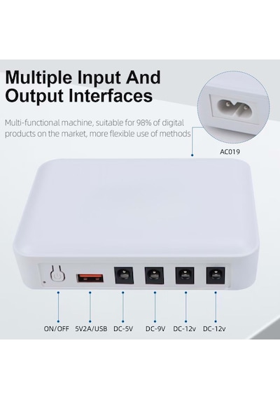 Solıdfast 8000mah 5v-usb5v-9v-12v Çıkış Mini Ups Nano Ups