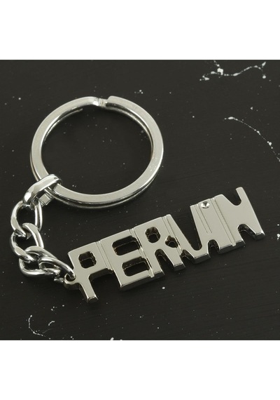 Pervin - 721 - - Muratech - İsimli Anahtarlık Çok Renkli
