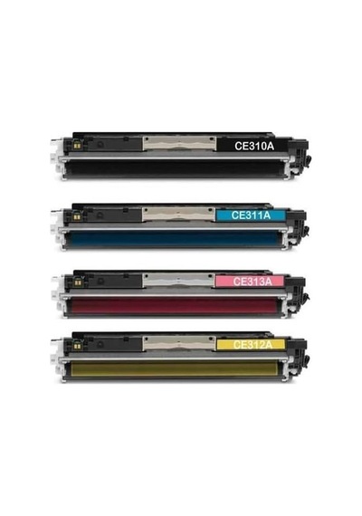 Hp Uyumlu Ce310a-ce311a- Ce312a-ce313a Takım Muadil Toner 126a Kırmızı