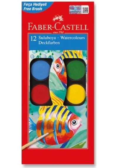 Faber Castell Suluboya Seti - 12'li