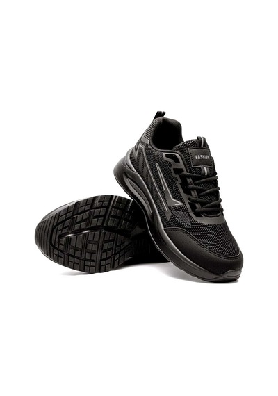 Mcdark Kadın Siyah Trenj Bağcıklı Ortopedi Sneaker Ayakkabı