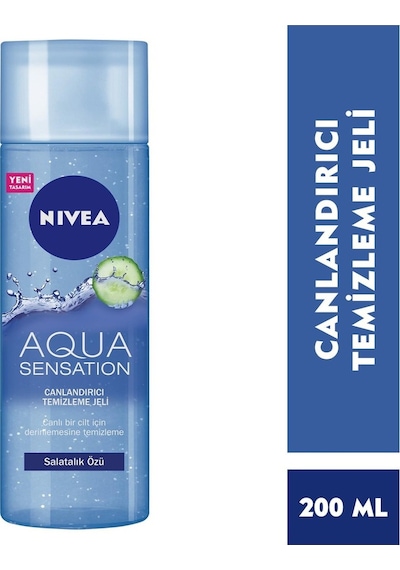 Nivea Aqua Sensation Canlandırıcı Yüz Temizleme Jeli 200 ML