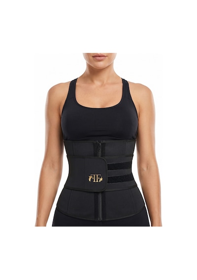 Fitformgiyim Orjinal Sauna Unisex Termal Bel Korse Siyah