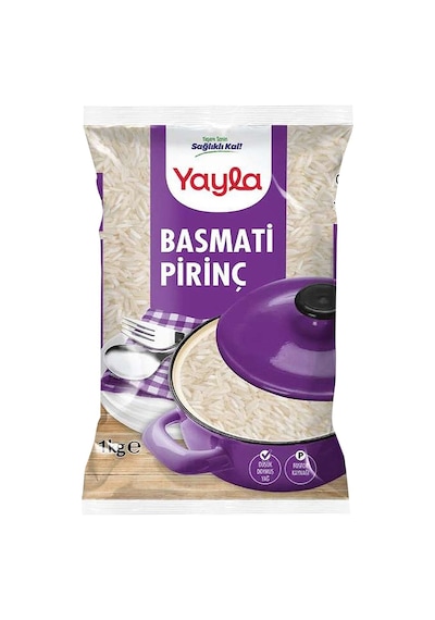 Yayla Basmati Pirinç 1 Kg 3 Lü