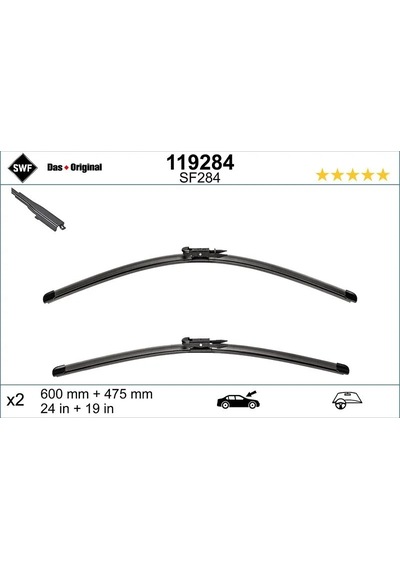 Silecek Takim Bmw E84-e90-f30-f34-g20 / Mercedes W117-w176 Swf