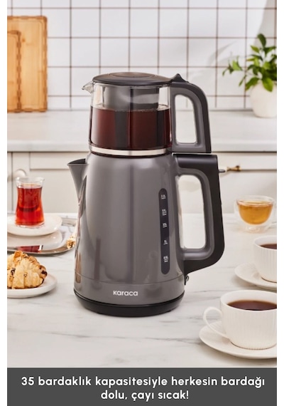 Karaca Mega Tea 1501 1500 W Cam Çay Makinesi