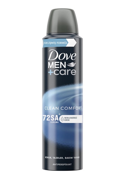 Dove Men Clean Comfort Sprey Deodorant 150 Ml 2 Adet