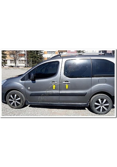 Woc Chrome Peugeot Partner Tepee Krom Kapı Kolu 2008-2018 4  Kapı
