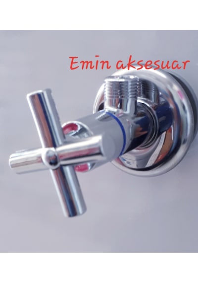 Koçbaş Taharet Ara Musluk Krom 2 Adet Gri