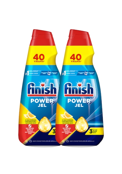 Finish Bulaşık Makinesi Deterjanı Jel Limon 1 L x 2