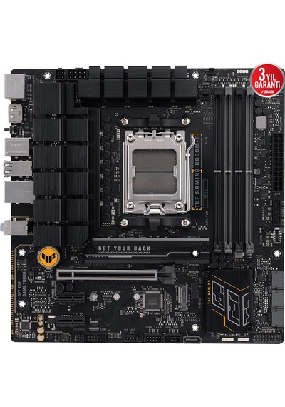 Asus Tuf Gamıng B650m-e, 4xddr5, 2x M.2, Hdmı, 2xdp, Type-c, Am5 Soket Gamıng Anakart