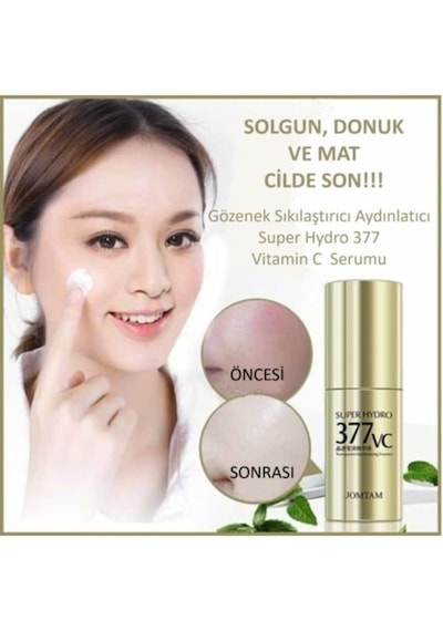 Tr Gözenek Sıkılaştırıcı Aydınlatıcı Super Hydro 377 Vitamin C Serumu 30 Ml, Mın187