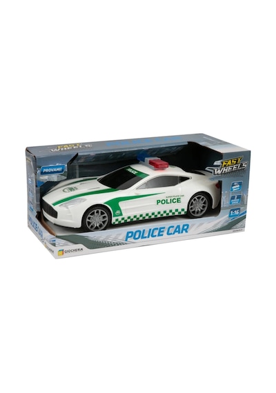 Mey İthalat 1:16 Işıklı Ve Sesli Polis Arabası