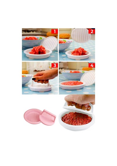Hamburger ve Köfte Şekillendirici Pratik Köfte Kalıbı Hamburger