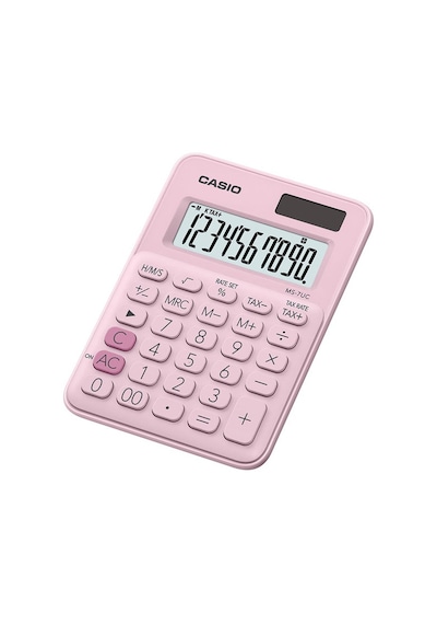 Casio MS-7UC-PK Masaüstü 10 Hane Hesap Makinesi