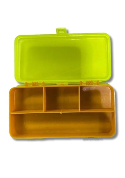 Powerex Çift Taraflı 4 Bölmeli + 5 Rig Sarım Aparatlı Organizer Balıkçı Kutusu
