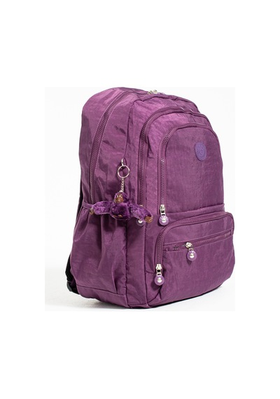 571 Collections Çanta Ultra Hafif Çok Cepli Su Geçirmez Sırt Çantası Unisex Mor Model: 571-1g