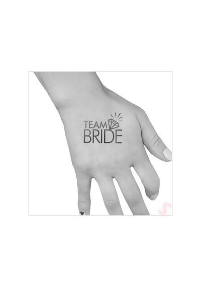 Bride Geçici Dövme, 10 Adet - Gümüş