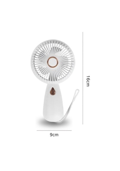 3 Kademeli Çanta Tipi El Fanı Taşınabilir Mini Serinletici Silikon Askılı Fan Zb103 5332