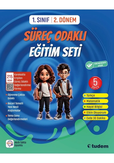 1.sınıf 2.dönem Süreç Odaklı Eğitim Seti 5 Parça