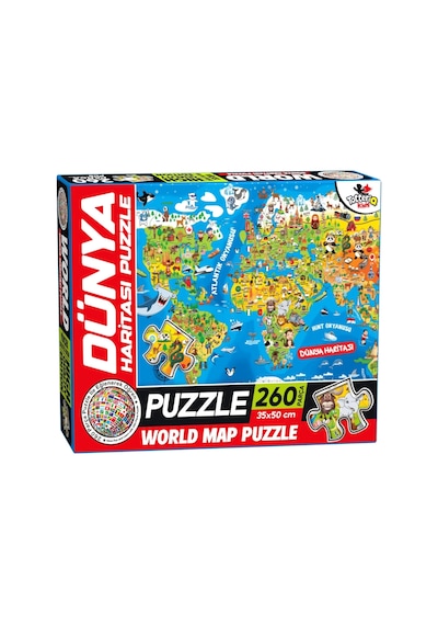 Dünya Haritası Puzzle