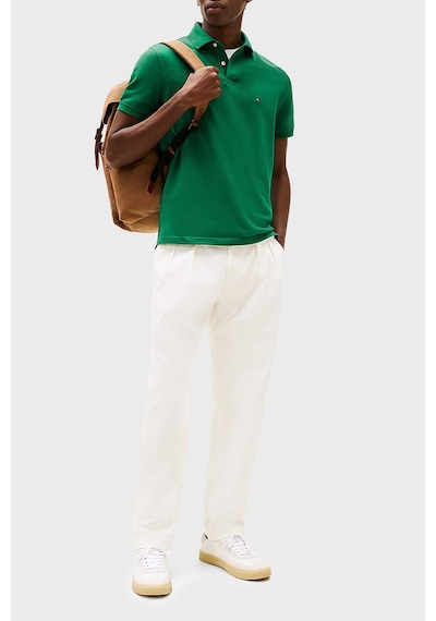 Tommy Hilfiger Erkek Polo Yaka T Shirt Mw0mw17770 L4f Yeşil Yeşil